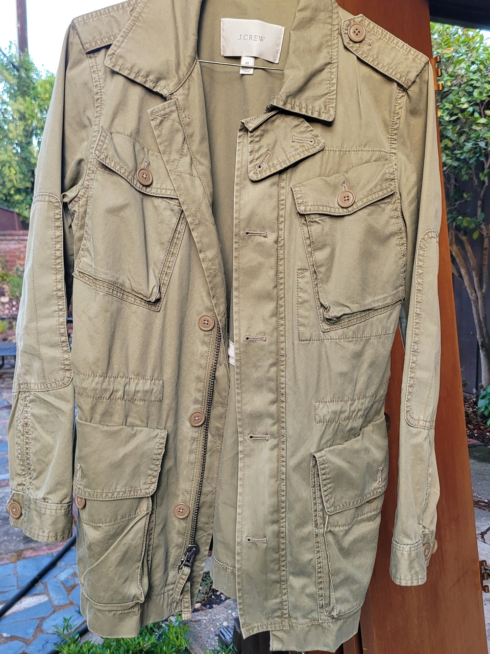 J. Crew Olive Green Military Field Jacket